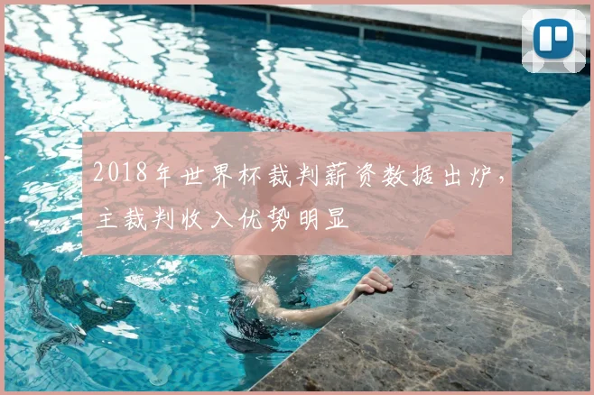 2018年世界杯裁判薪资数据出炉,主裁判收入优势明显